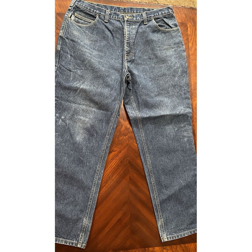 Carhartt HRC 2 FR Flame Resistant Mens Blue Jeans Size‎ 40x30